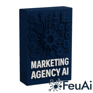 Okładka produktu Marketing Agency AI od FeuAi – zintegrowany system Bloger AI Pro i Social Media Poster do automatyzacji marketingu