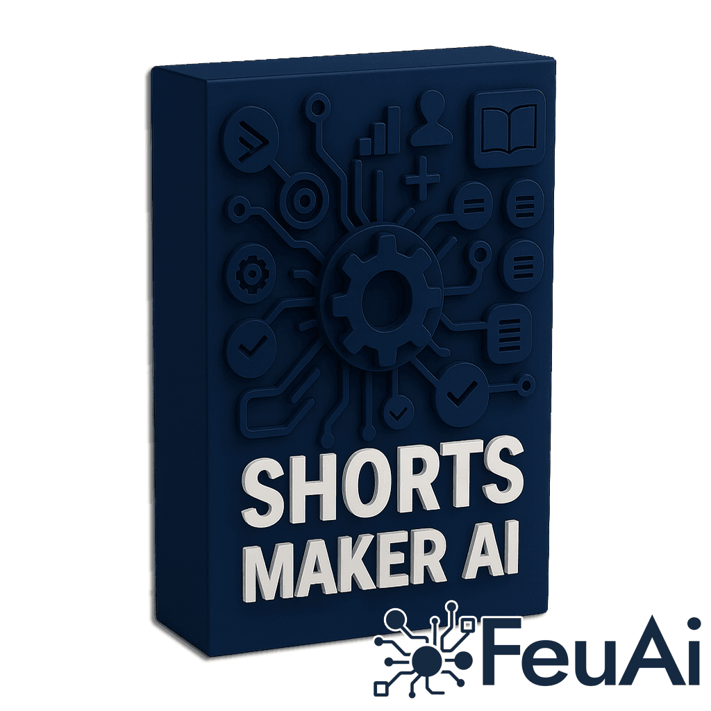 Okładka produktu Shorts Maker AI od FeuAi – automatyzacja tworzenia krótkich filmów i shortów na social media